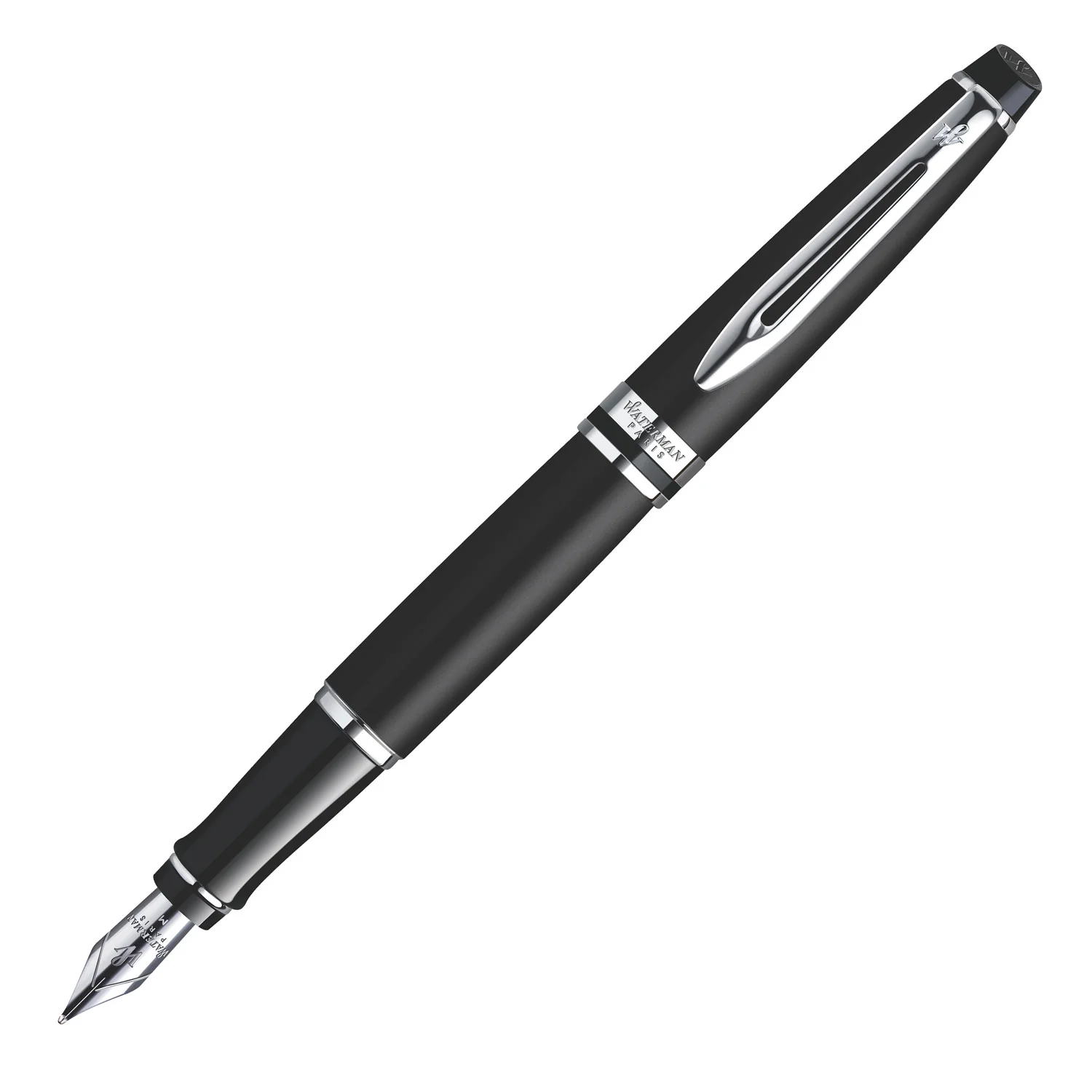 Waterman Expert Matte Black CT Fountain Pen Fine S0951840