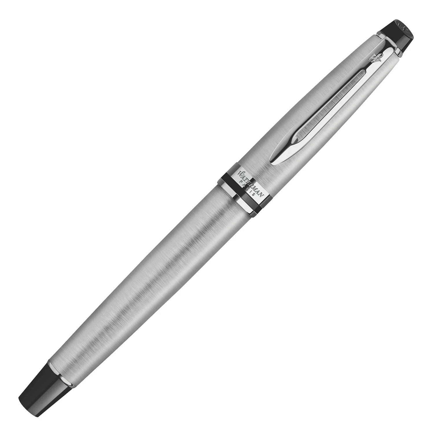 Waterman Expert Stainless Steel CT Fountain Pen Fine S0952040 - Image 2