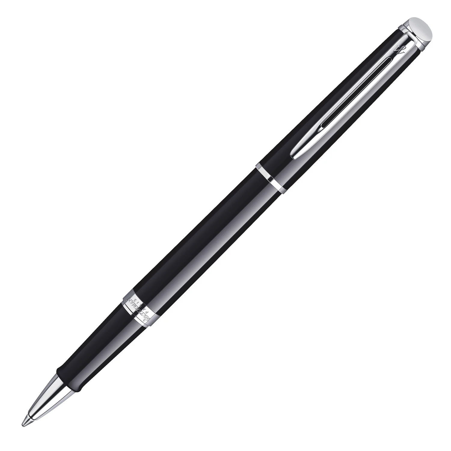 Waterman Hemisphere Black Lacquer CT Rollerball Pen - Image 3