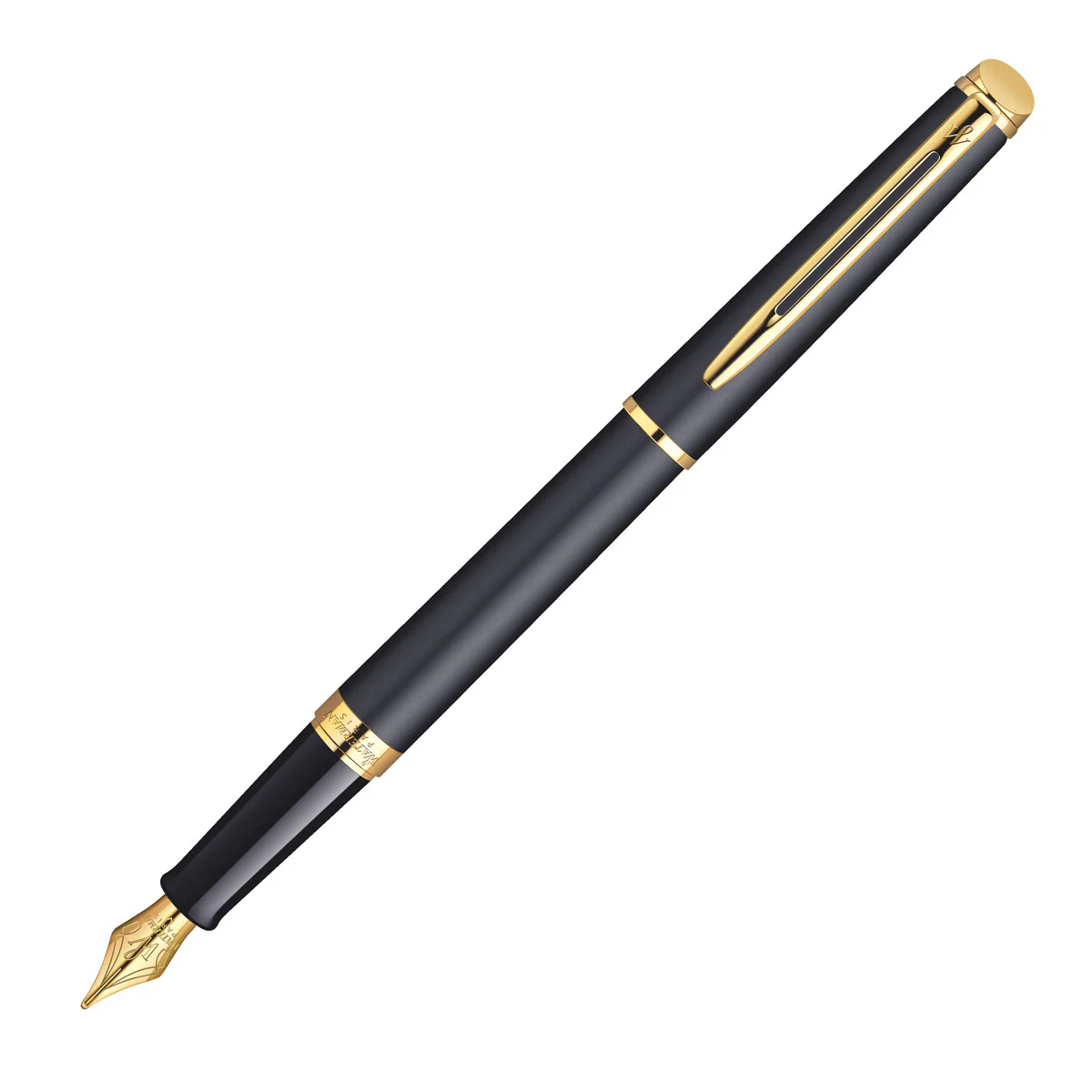 Waterman Hemisphere Black Lacquer GT Fountain Pen