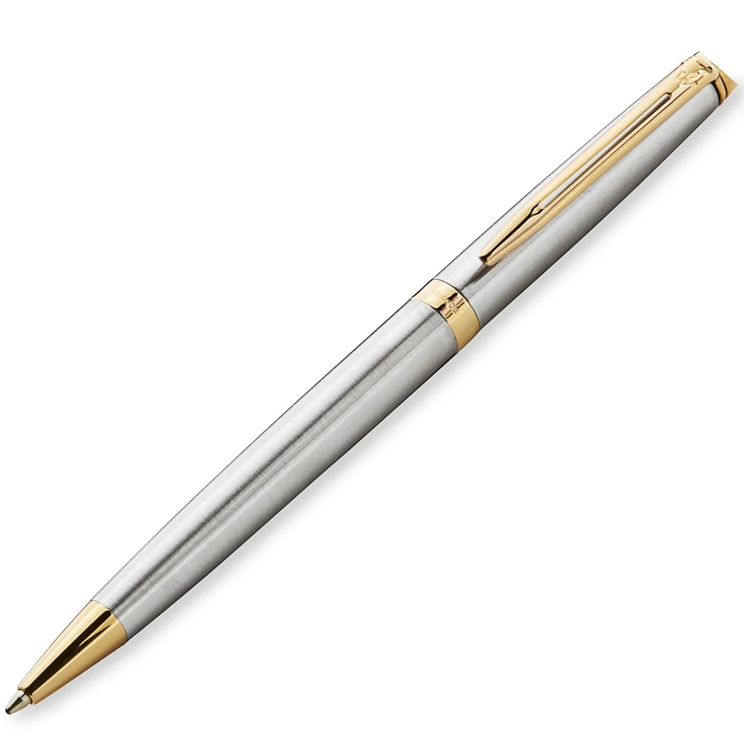 Waterman Hemisphere Stainless Steel GT Ballpoint Pen - Image 2