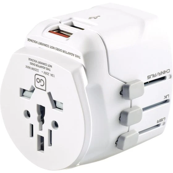Worldwide Adaptor + USB