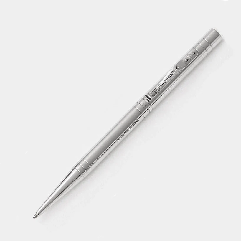 Yard-O-Led The Viceroy Standard Sterling Silver Plain Ballpen